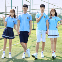 School uniform suit College style summer primary school Junior high school sixth grade graduation class dress Middle School sports day Junior High School Korea