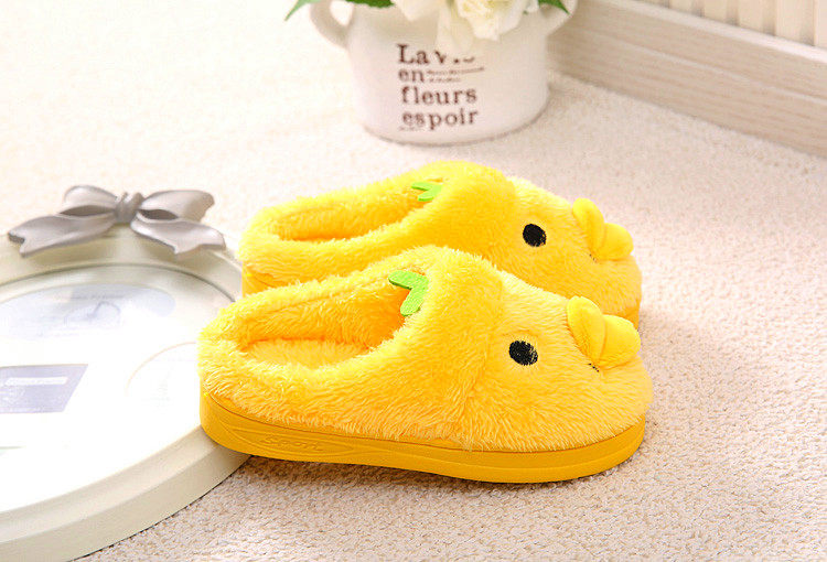 Pantoufles enfants en suède pour hiver - semelle caoutchouc - Ref 1033008 Image 20