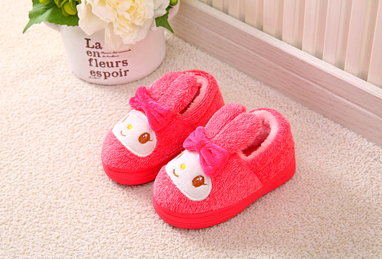 Chaussons enfants en suède pour hiver - semelle caoutchouc - Ref 1033010 Image 25