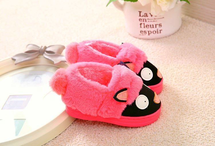 Chaussons enfants en suède pour hiver - semelle caoutchouc - Ref 1008609 Image 113