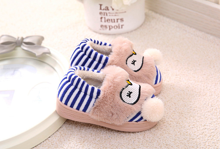 Chaussons enfants en suède pour hiver - semelle caoutchouc - Ref 1033000 Image 33