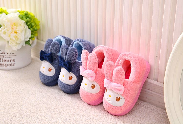 Chaussons enfants en suède pour hiver - semelle caoutchouc - Ref 1008609 Image 95
