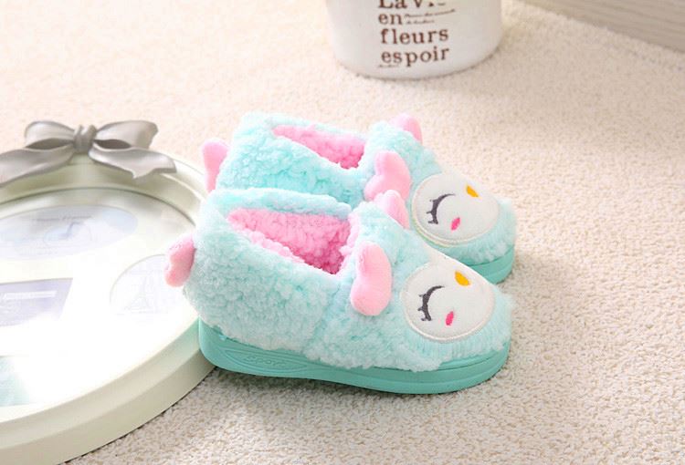 Chaussons enfants en suède pour hiver - semelle caoutchouc - Ref 1008609 Image 21
