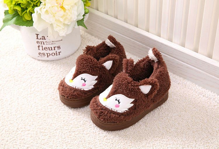 Chaussons enfants en suède pour hiver - semelle caoutchouc - Ref 1008609 Image 49