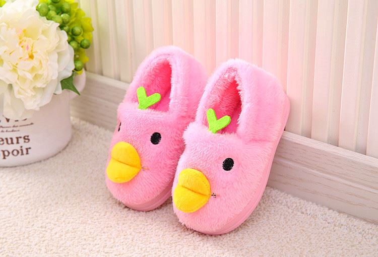 Chaussons enfants en suède pour hiver - semelle caoutchouc - Ref 1008609 Image 71
