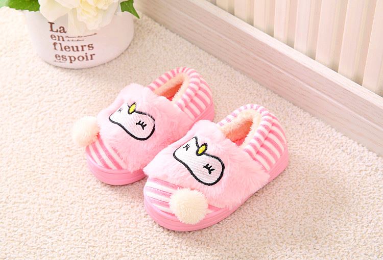 Chaussons enfants en suède pour hiver - semelle caoutchouc - Ref 1008609 Image 83