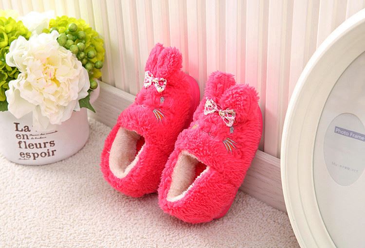 Chaussons enfants en suède pour hiver - semelle caoutchouc - Ref 1008609 Image 34