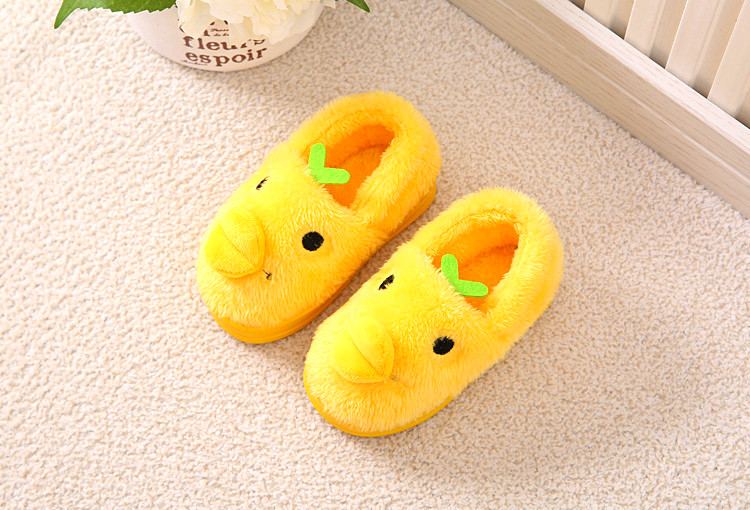 Chaussons enfants en suède pour hiver - semelle caoutchouc - Ref 1032562 Image 19