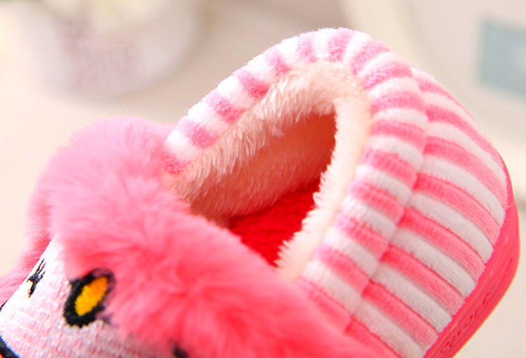 Chaussons enfants en suède pour hiver - semelle caoutchouc - Ref 1033000 Image 38
