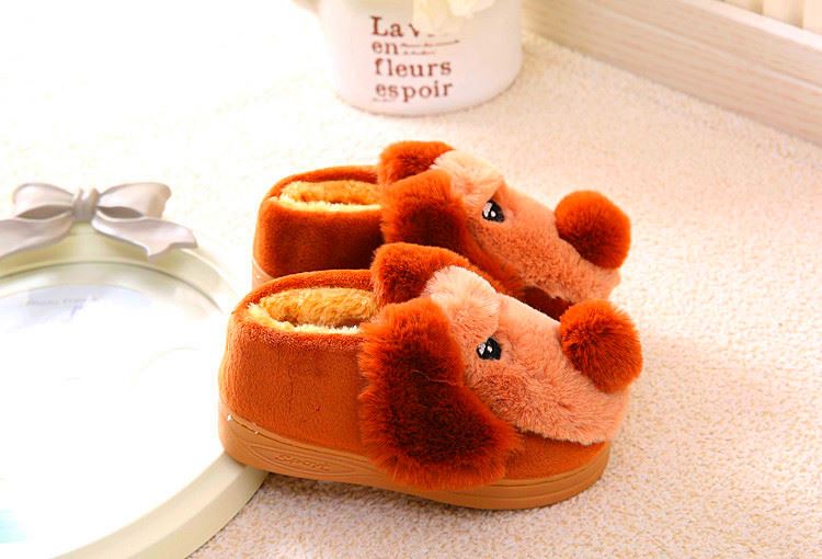 Chaussons enfants en suède pour hiver - semelle caoutchouc - Ref 1008609 Image 55