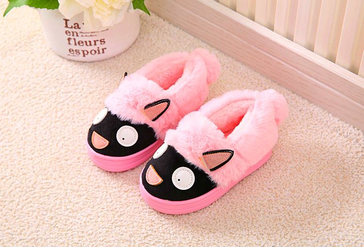 Chaussons enfants en suède pour hiver - semelle caoutchouc - Ref 1008609 Image 115