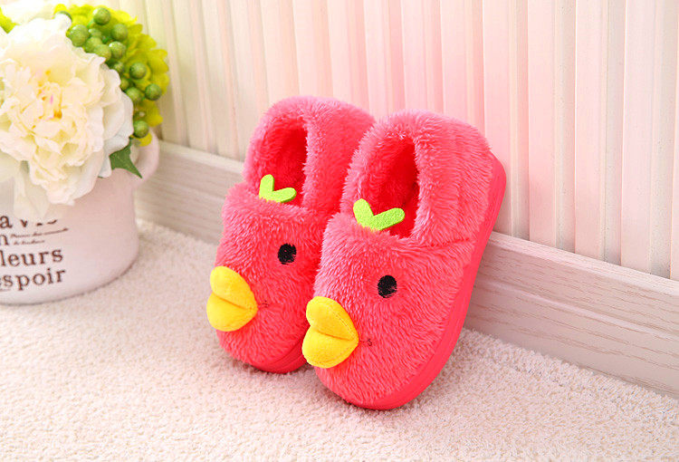 Pantoufles enfants en suède pour hiver - semelle caoutchouc - Ref 1033008 Image 39