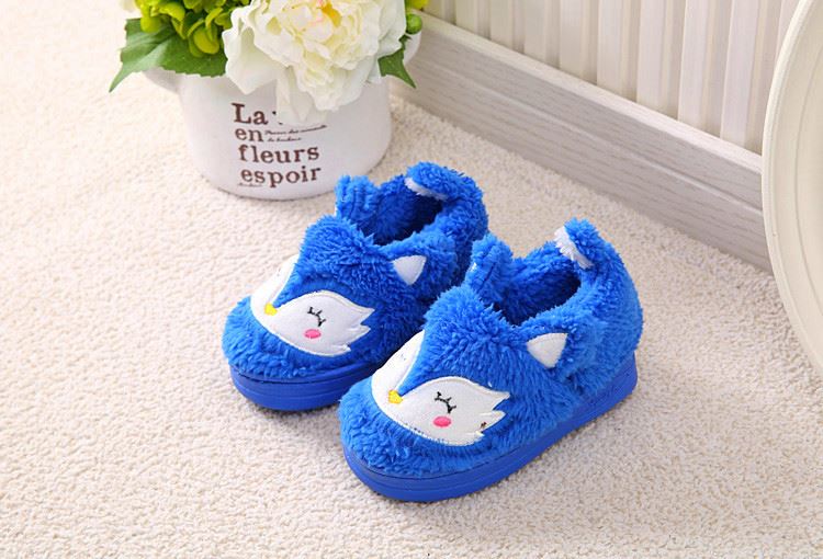Chaussons enfants en suède pour hiver - semelle caoutchouc - Ref 1008609 Image 38
