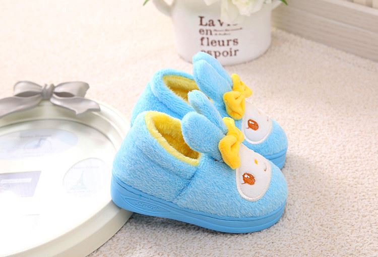 Chaussons enfants en suède pour hiver - semelle caoutchouc - Ref 1008609 Image 107