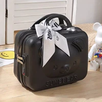 Черная лента, с медвежатами