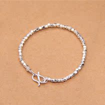 Broken Silver Bracelet Mori Department Transshipment Minority Boudoir Honey Very Thin Hand Jewelry Versatile High-end Gift Girl Design Personality Light Luxury Temperament