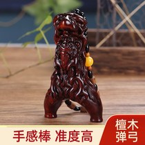 Slingshot log wood carving toy precision outdoor material wood production handmade wooden high precision fork pure handmade