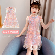6 Girls Dress Dress 8 Summer Dress New 7 Children Qipao Summer Dress 10 Year Old Girl China Wind Princess Hanfu 9