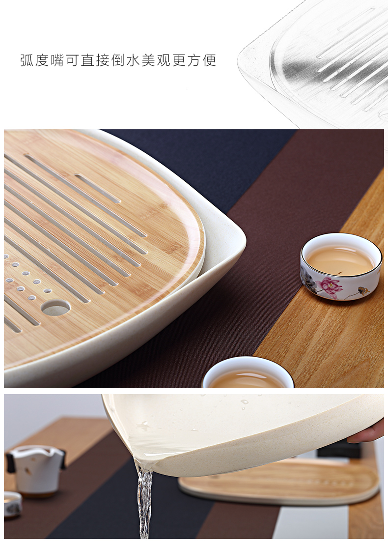 TaoMingTang melamine kung fu tea tray household contracted tea Japanese saucer dish practical storage size dry terms