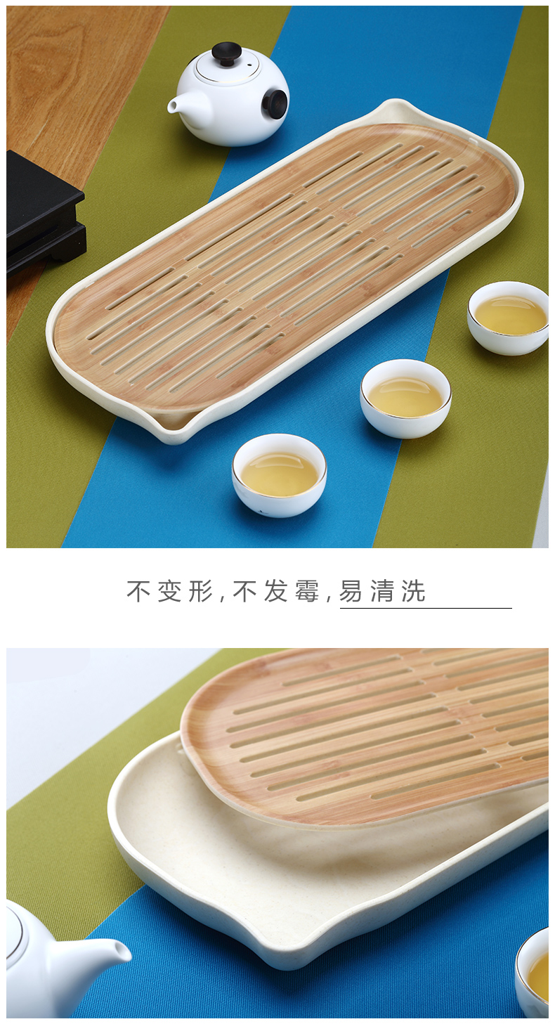 TaoMingTang melamine kung fu tea tray household contracted tea Japanese saucer dish practical storage size dry terms