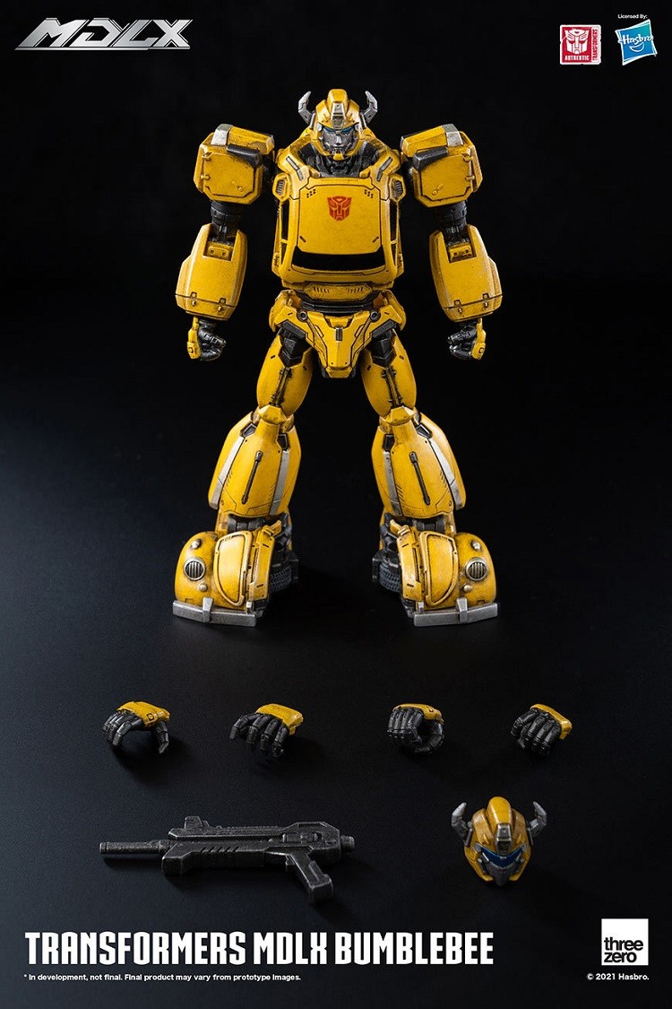 Threezero 3A MDLX series G1 large yellow bee deformed diamond movable alloy finished boist model