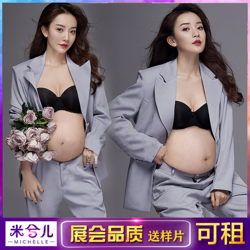 361 m Pregnant Woman Photo Costumes Photo Gallery Photography Write Real Big Tummy Moms Suit Suit Men's Clothing Hire