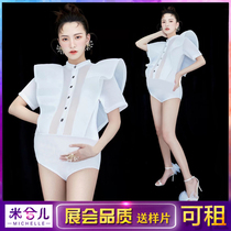 8796 New Movie Houses Pregnant Women Photo Costumes Cute Little Frescoed Conjoined Fashion Boomers To Write Real Clothes For Hire