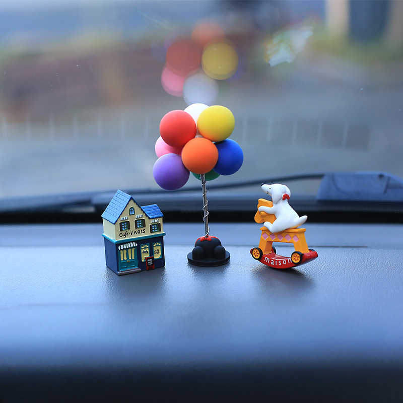 Ms. Car Ornament 2022 New Car Interior Ornament Ornament Creative Vehicle Net Red Center Console Ornament