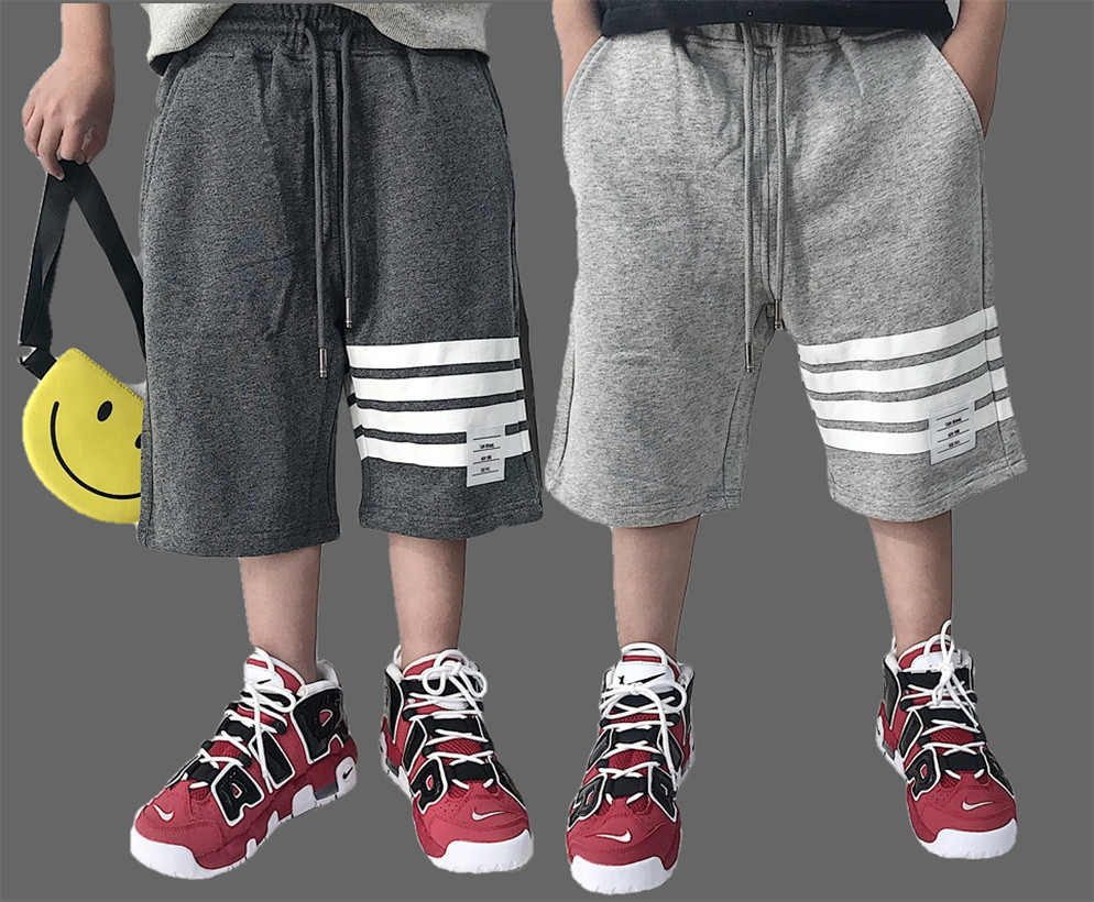 Thin section 2022 Summer children male and female baby boys small CUHK 50% sports shorts tb four bar shorts