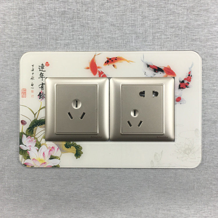 2 DOUBLE SWITCH SWITCH PATCH 118 TYPE SWITCH SOCKET POWER WALL PATCH HOME ACRYLIC WALL PATCH DECORATION SPECIAL PRICE