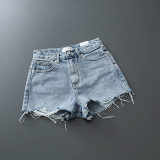 European and Korean Style 2025 Summer New High-Waisted Korean Version Slimming Versatile Denim Shorts Hot Pants Wide-Leg Pants for Women Trendy ins