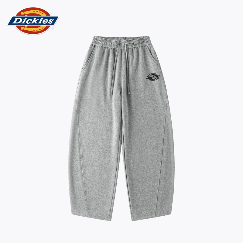 Dickies Official Autumn American-Style Heavy Knit Cotton Sweatpants Loose Casual Wide-Leg Curved Long Pants for Men