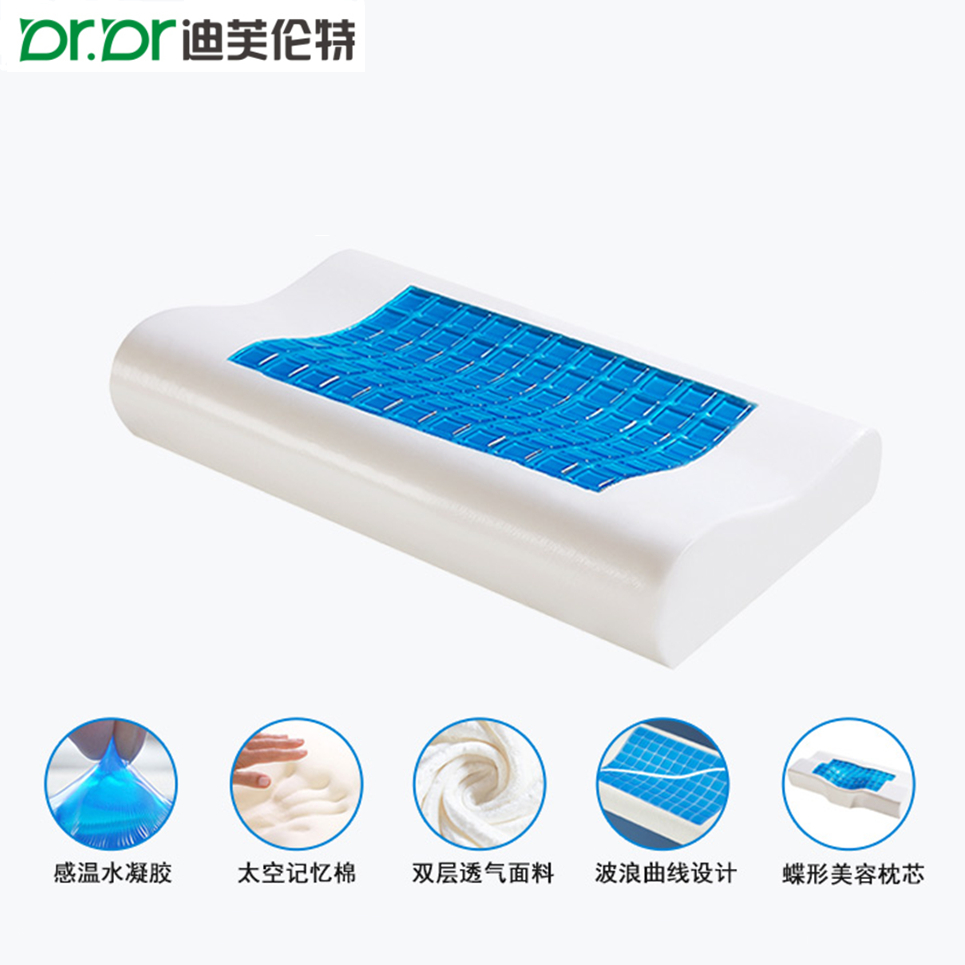 Dr Dr DeFrent 3D Decompression Pillow Conservation Pillow Summer Cool Pillow Slow Rebound Memory Pillow Neck Pillow