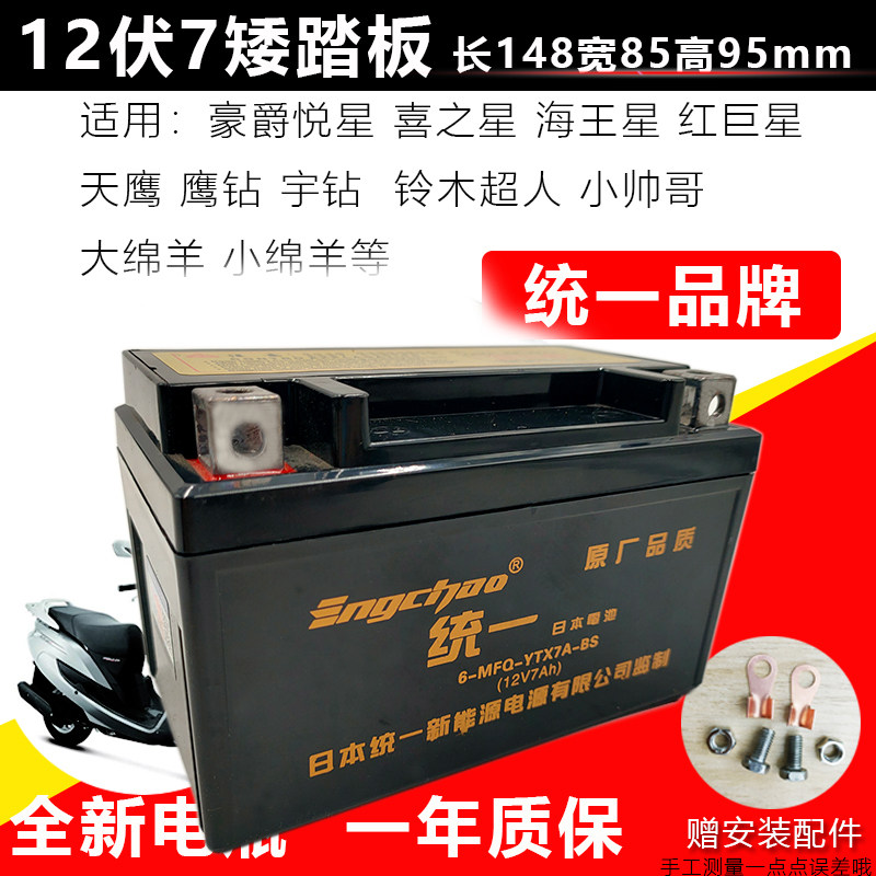 Linghawk Xianghong Holmei Grand Princess 125 Superman Woodman 150 pedal motorcycle dry battery unified dry battery