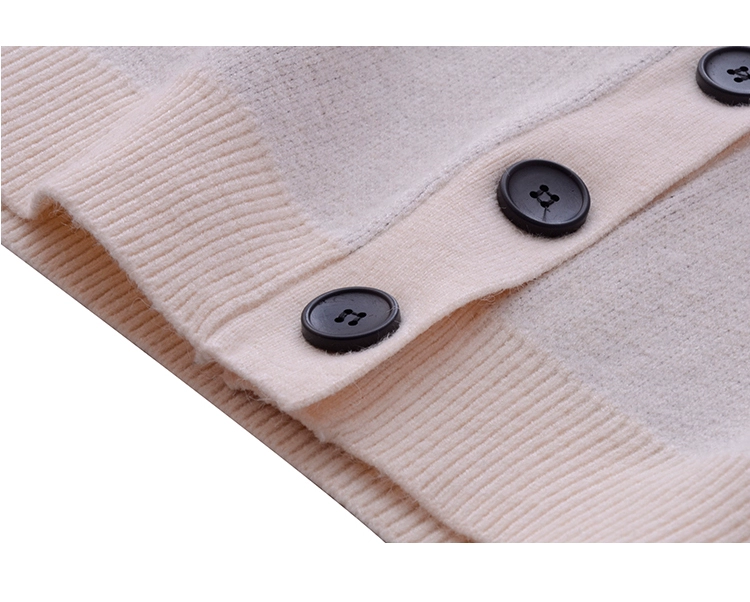 Mùa xuân 2018 mới hốc hòm kim cương cardigan áo len nữ dài tay áo len lỏng lẻo áo khoác mỏng