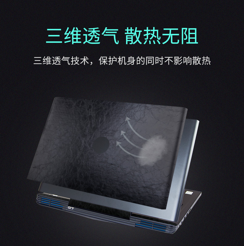 Lenovo cứu tinh y7000 dán y7000p Dell máy tính xách tay tạp chí du lịch g3 G7 vỏ bảo vệ đầy đủ bộ phụ kiện bằng da cơ thể màu đen cá tính sáng tạo trang trí lá 15,6 inch - Phụ kiện máy tính xách tay dán bàn phím tiếng hàn