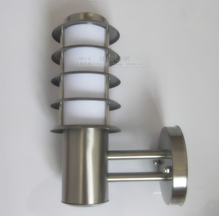 Jialu Outdoor Stainless Steel Wall Lamp Garden Street Lamp LED Lamp Indoor and Outdoor Decorative Lighting Outdoor Wall Lamp for Home Use