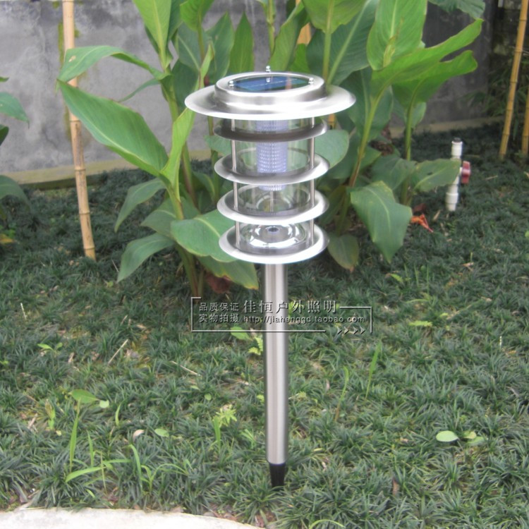 Inserted Outdoor Solar Lawn lamp led Stainless Steel Courtyard Lamp Villa Lamp Garden Lamp Home Decorative Lamp