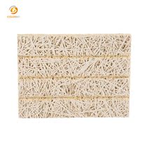 V-GROOVE shape sound-absorbing flame retardant fiberboard