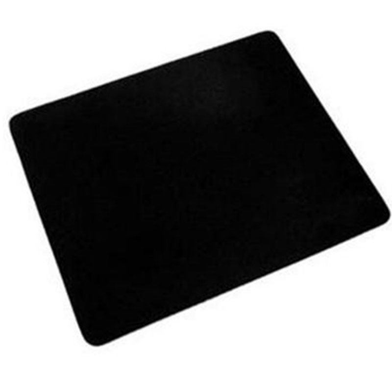 Black mouse pad with a black mouse pad