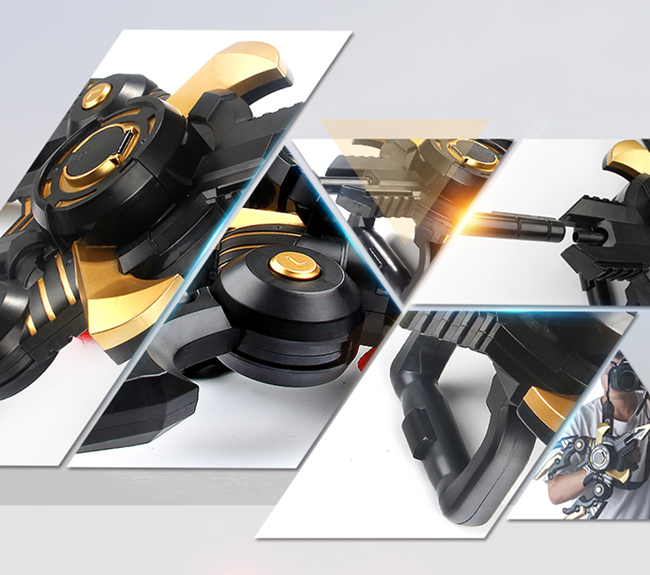 Trẻ em ngồi xổm biến dạng chiến tranh cung súng nước nổ điện có thể bắn tỉa đồ chơi mềm tinh thể đạn súng nước súng súng bắn đạn xốp AK47 