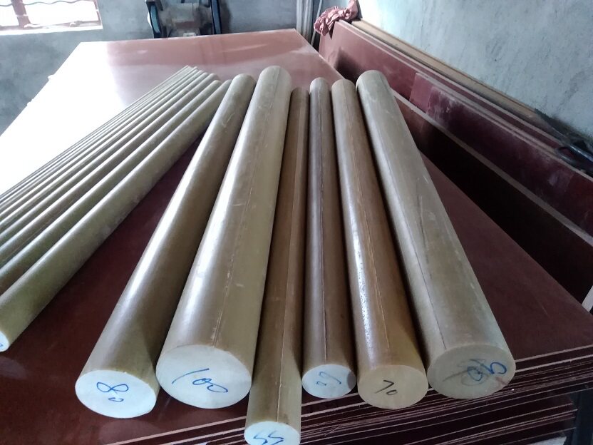 Epoxy rod phenolic resin glass cloth rod 8-200mm25mm30mm40mm50mm60mm70mm insulating rod
