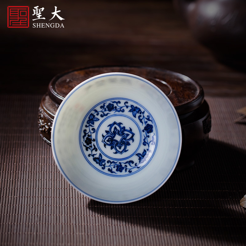 Holy great ceramic curios hand - made seven bowl of tea poetry & amp; To lie in the fa cup masters cup bowl of jingdezhen tea service