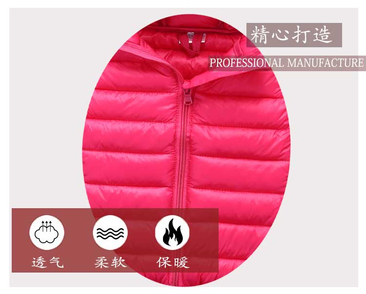 Áo vest trẻ em xuống mùa thu và mùa đông ánh sáng cậu bé đội mũ trùm đầu cho trẻ em áo gile màu be