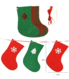 Рождественские украшения, праздничные принадлежности, флизелиновые елочные флажки, подвески-гирлянды, треугольные восьмигранные флаги, драпировки для торговых центров.