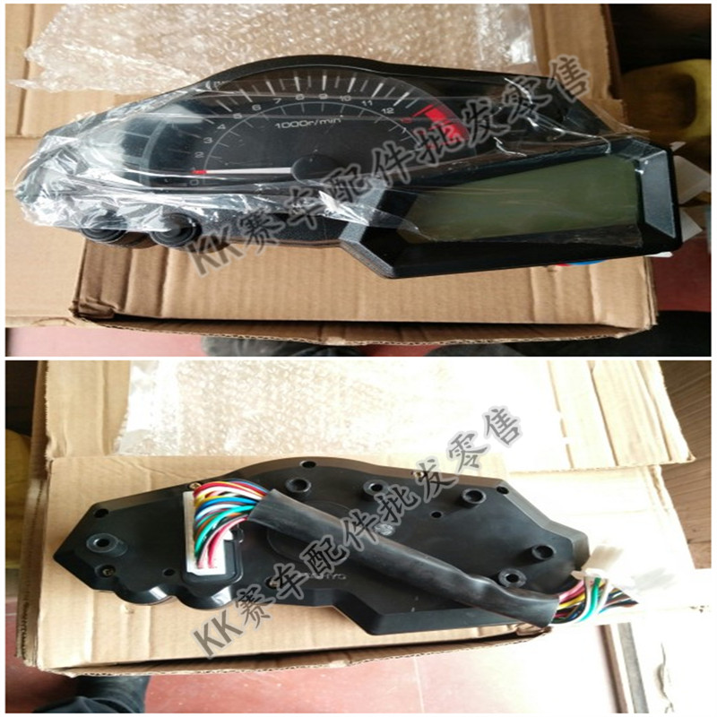 Kho báu trong nước chạm khắc ninja nhỏ 150 Yongyuan 250CC Bảng điều khiển công cụ LCD lắp ráp đầy đủ phụ kiện sửa đổi vỏ xe - Power Meter đồng hồ điện tử cho xe sirius