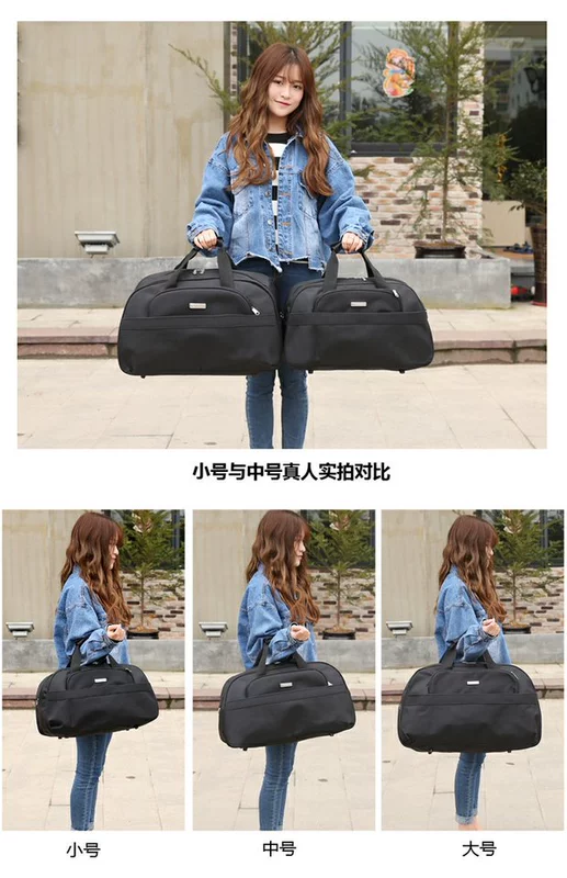 Túi du lịch công suất lớn khoảng cách ngắn túi xách tay nữ nhẹ túi thể thao nữ có thể gập lại hành lý túi du lịch nam