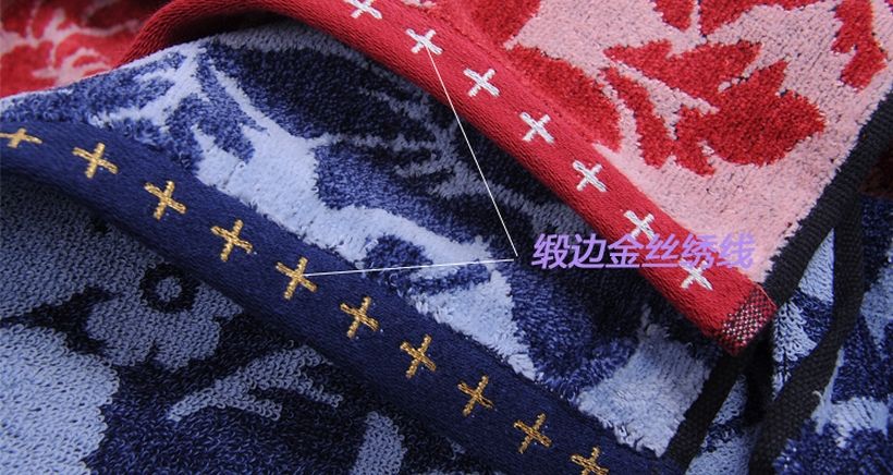Kim, theo nhà thơ bông jacquard gối bao gồm một cặp nhà Tăng vài dày bông khăn tinh tế - Khăn gối khăn choàng gối