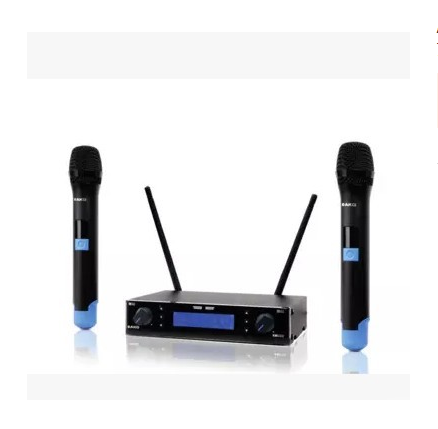 AKG loves tech KM200 a drag two wireless microphone karaoke to host the conference stock