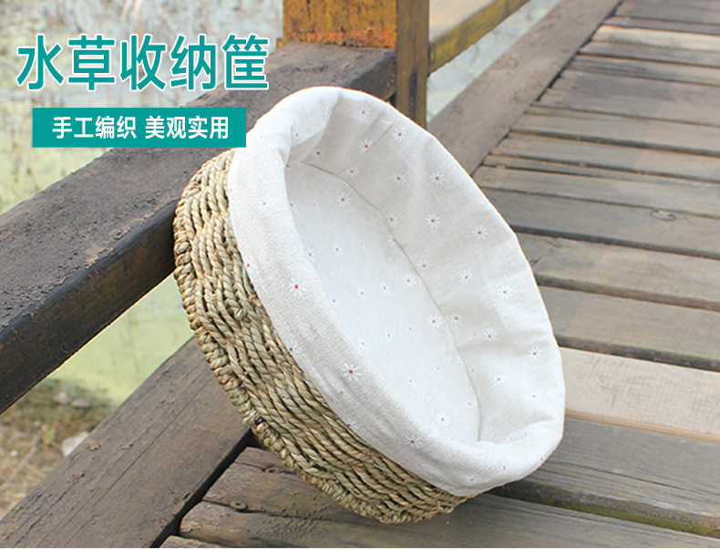 Корзина для хранения морской одежды Круглая углеродная корзина (1)